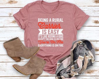 Rural Post Office Shirt, Funny Postal Shirt, Funny Mail Carrier Shirt, Postman Gift, Funny Rural Postal Worker Tee