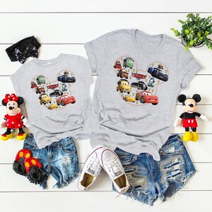 Disney Cars Shirt,Pixar Cars Tshirt,Disney Family Shirts,Disney Group Shirt,Disney Ears Shirt,Matching Disney tee,Lightning Mcqueen Shirt