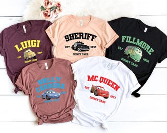 Disney Cars Shirt,Cars Group Shirt,Cars Pixar Shirt,Disney Cars Family Matching Shirt,Cars Team Shirt,Disney Vacation, Disney Birthday Crew