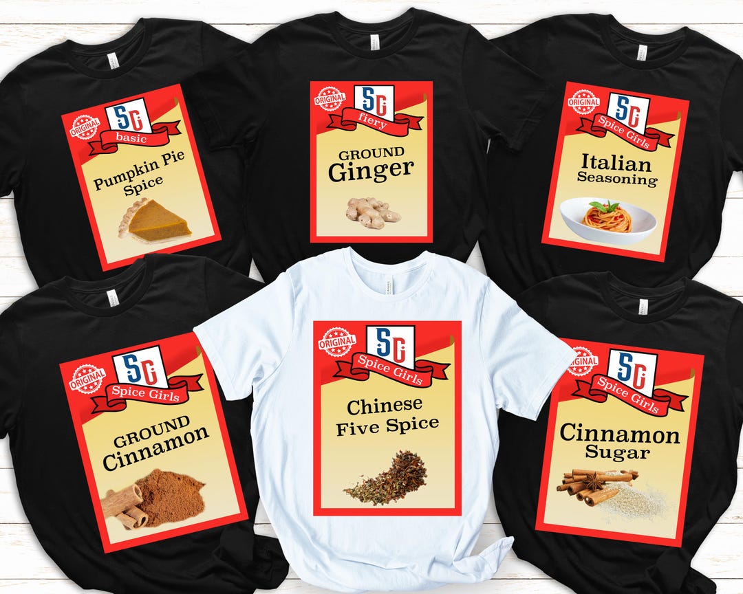 Condiments Shirts Group Condiments Matching Shirts, Spice Girl Halloween Costume ...
