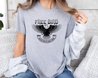 Retro Music Shirt, Rock Band Shirt, Vintage Music Shirt, Gift For Rock Lovers, Vintage Concert Shirt, Free Bird Shirt, Old School Band Shirt