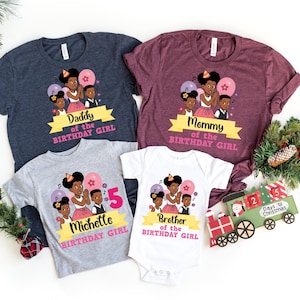 Personalized Dolls Birthday Shirt,Dolls Family Birthday T-Shirt,Family Matching Graci Dolls Shirts,Dolls Custom Name Shirt for Kids & Adults