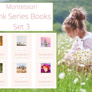 Montessori Pink Series Bücher Set 3: NEU für Leseanfänger