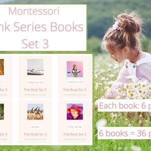 Montessori Pink Series Books Set 3: NEW for beginning readers