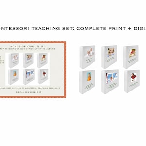 Montessori AMI Curriculum: Complete Print + Digital Download (PDF) SET