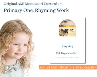 Montessori House: Sound Identification Pre-Reading Book for PreK Kindergarten Preschool Homeschool