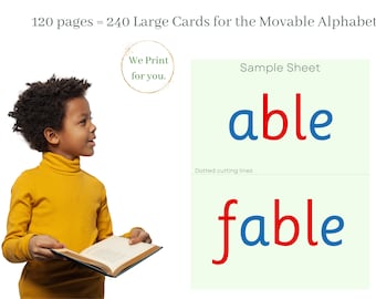 Montessori House: Green Series Vocabulary Cards & Lists in PRINT