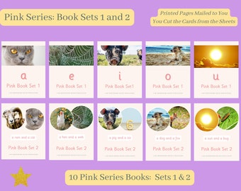 Montessori House Pink Series Books: Sets 1 and 2 in PRINT