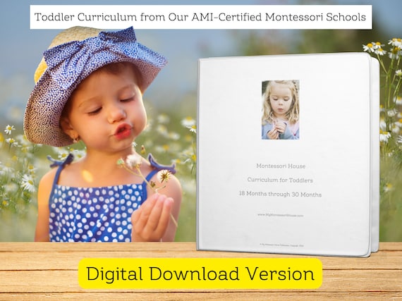 Montessori Homeschool Curriculum For Toddlers DIGITAL Download