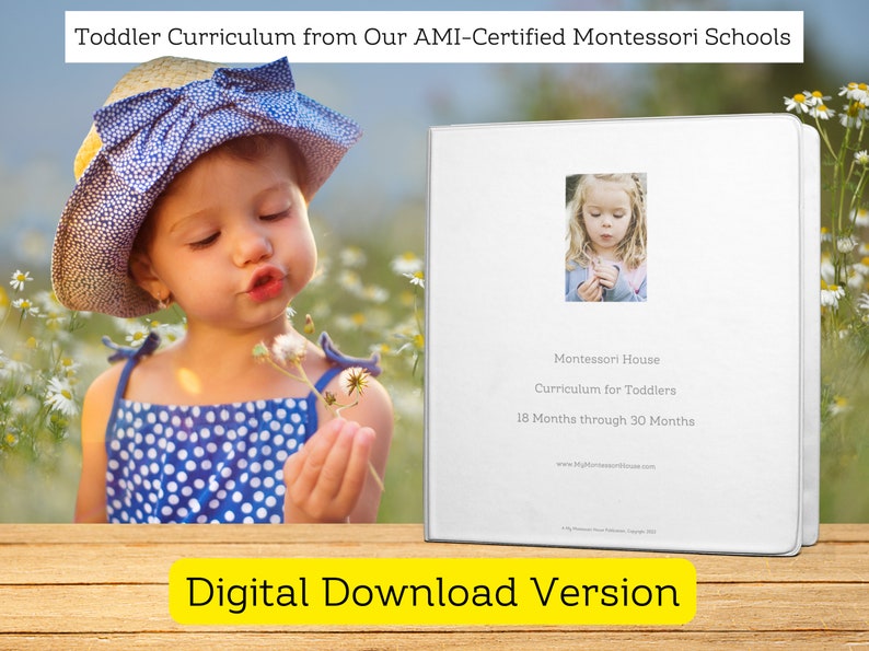 A binder for toddler work in Montessori.