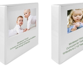 Montessori Curriculum Teaching Album at Home SET Infants through Older Toddlers