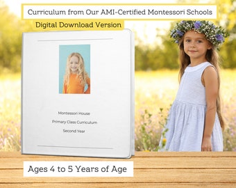 Montessori Curriculum: Kindergarten Teaching Album For Homeschooling Year 2 Digital Download