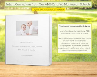 Montessori Infant Teaching Guide: AMI Homeschool Curriculum (Digital Download)
