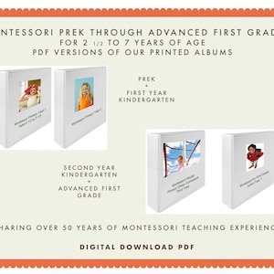 Montessori House PreK Thru Advanced 1st Grade Homeschool Curriculum DIGITAL