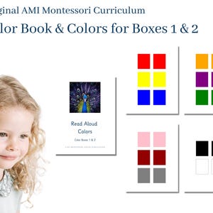 Libro de colores Montessori: Tablas de colores imprimibles para las cajas 1 y 2 (Descarga en PDF)