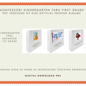 Montessori House PreK Thru Advanced 1st Grade Homeschool Curriculum DIGITAL