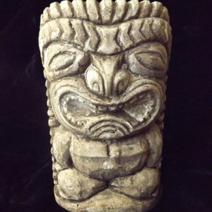 Tiki God Island Man Native Polynesian Statue Patio Hawaii Home Garden Indoor Decor Figurine  Primitive Kitsch Decoration