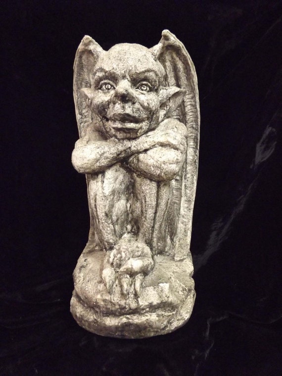 Garden Decor Large Gargoyle Statue Gothic Home Sentry Medieval