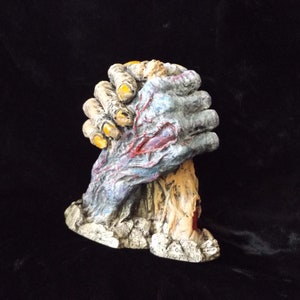 Zombie Hands Statue Gothic Indoor Decor Halloween Prop Horror Goth Home Outdoor Garden Decoration