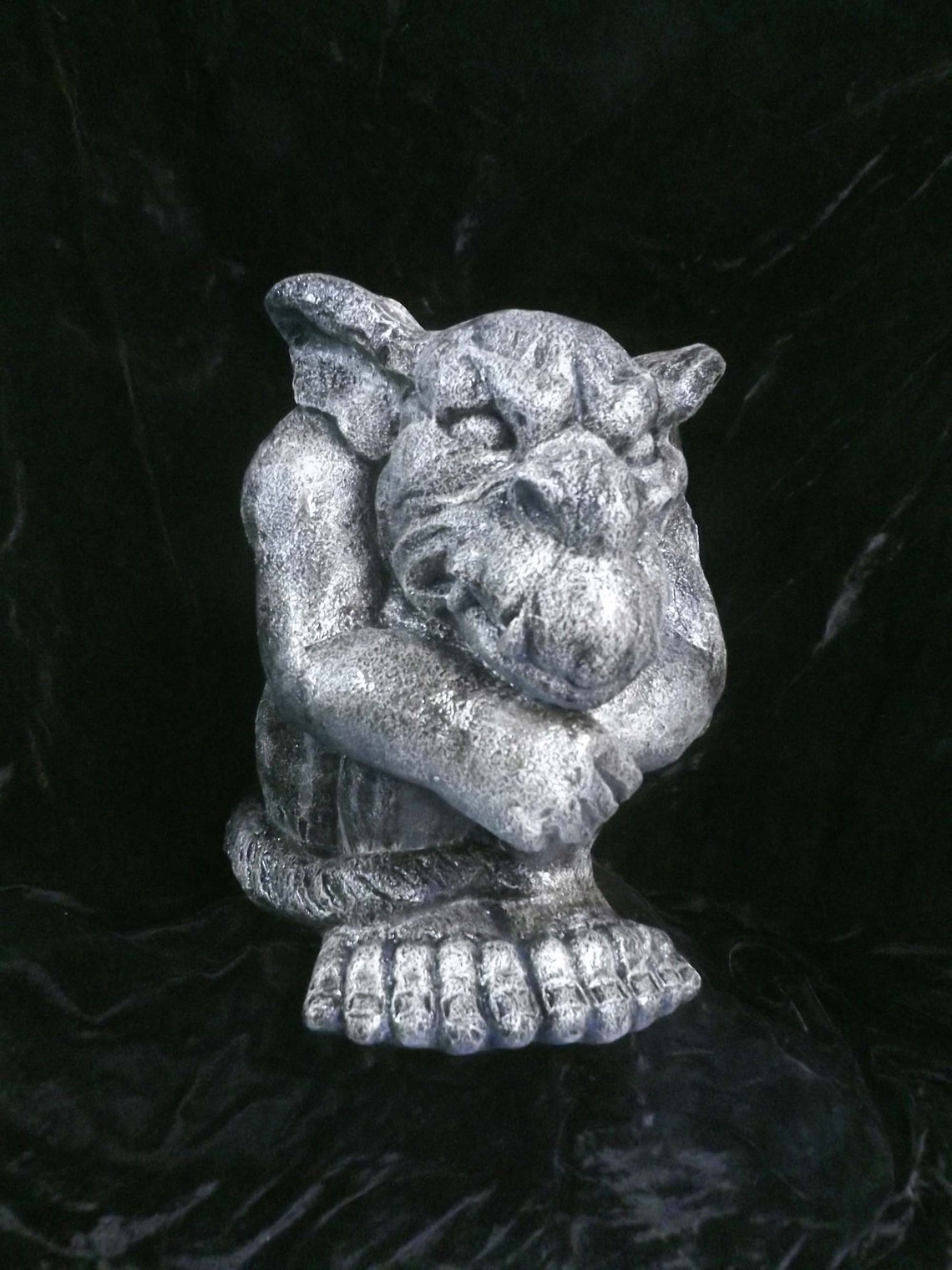 Gargoyle Statue Igor the Impatient Large Cement Gargoyles Gothic Home ...