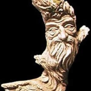 Lord Of The Wood Greenman Statue Celtic Pagan Wicca Tree Spirit Fantasy Forest Man Face Renaissance Medieval Folklore Home Garden Decor