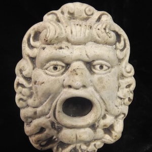 Gargoyle Greenman Grotesque Wall Hanging Medieval Wall Plaque Renaissance Man Face Small Plaque Indoor Decoration Gothic Home Decor