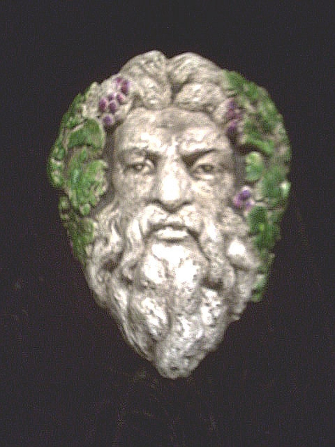 Bacchus Gothic Greenman Wine God Grape Myth Fantasy Greek Roman Pagan