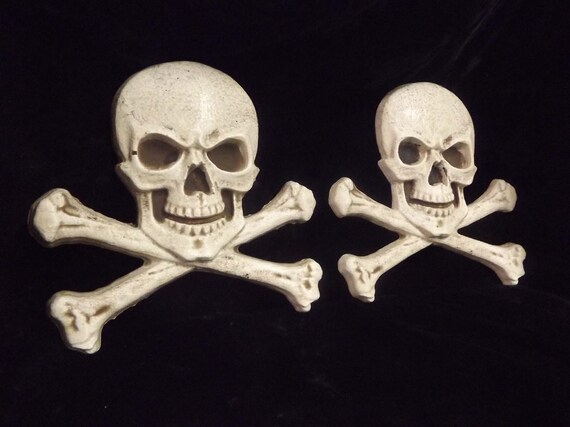 SKULL & CROSSBONES PUB 40cm×60cm ウッドサイン Skull and Crossbones Wall Plaque Set Gothic Home Decor Pirate