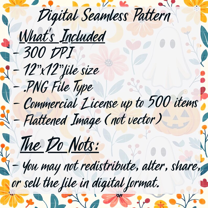 Digital PNG Bundle Dark Floral Ghosts Pumpkins Illustrations 3600x3600 300 DPI Clipart Set
