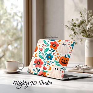 Digital PNG Bundle Dark Floral Ghosts Pumpkins Illustrations 3600x3600 300 DPI Clipart Set