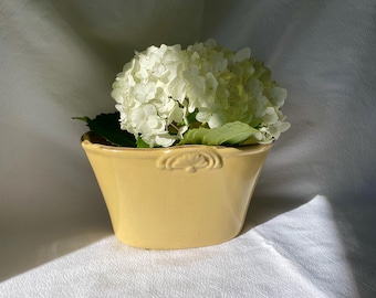Vintage Butter Yellow Pot