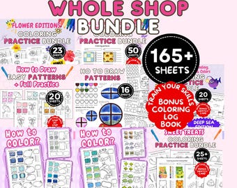 Cómo colorear con marcador de alcohol: Libro de ejercicios imprimible (patrón en PDF)