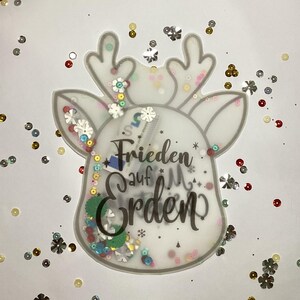 Weihnachten Schüttelkarten, Verpackung für Geld Gutscheine, Download Bastelvorlagen, Konfettitüten, Wunscherfüller Last Minute Karte, DIY Christmas Shaker Card Vorlage als Instant Download image 10