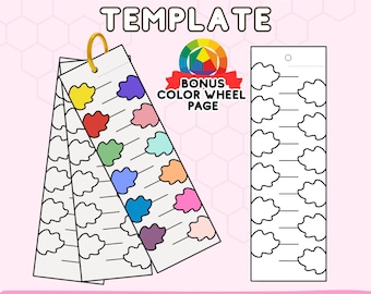Blank Color Swatch Template: Alcohol & Acrylic Markers (PDF)