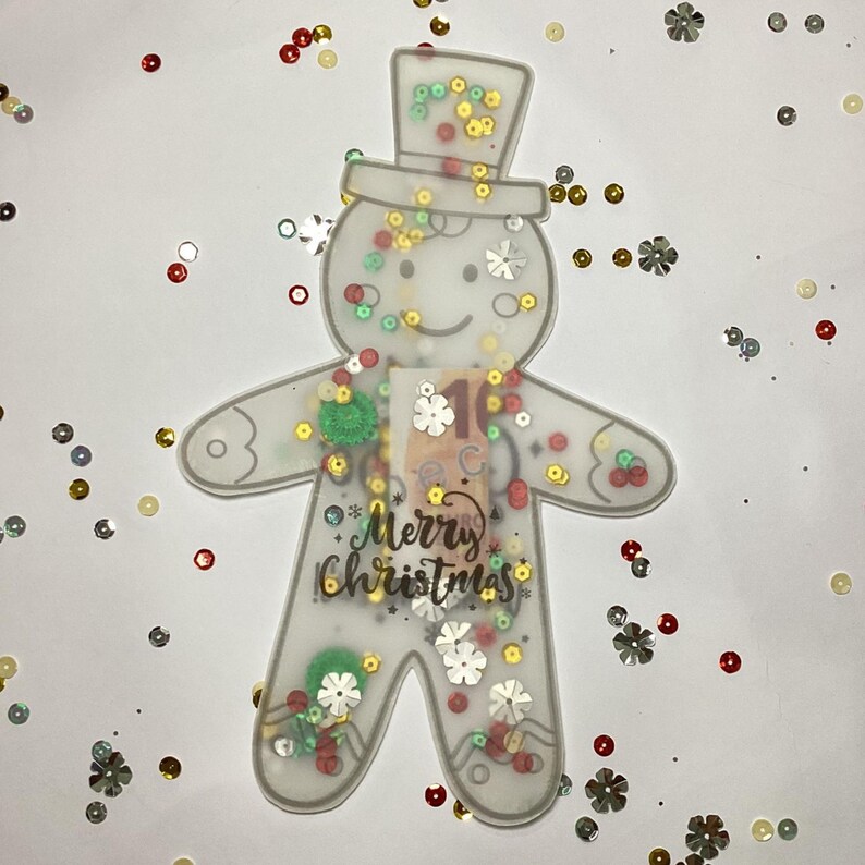 Weihnachten Schüttelkarten, Verpackung für Geld Gutscheine, Download Bastelvorlagen, Konfettitüten, Wunscherfüller Last Minute Karte, Weihnachten Schüttelkarten Bastelvorlage als Geldgeschenk Verpackung für Scheine und Gutscheine zum Selbermachen image 11