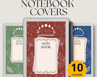 Luna Moth Cover Bundle for reMarkable Paper Pro Move Custom Template Journal Covers PDF