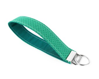 Keychain for Women - Turquoise Key Fob - Wrist Strap - Gift for Coworker, Teacher, Best Friend