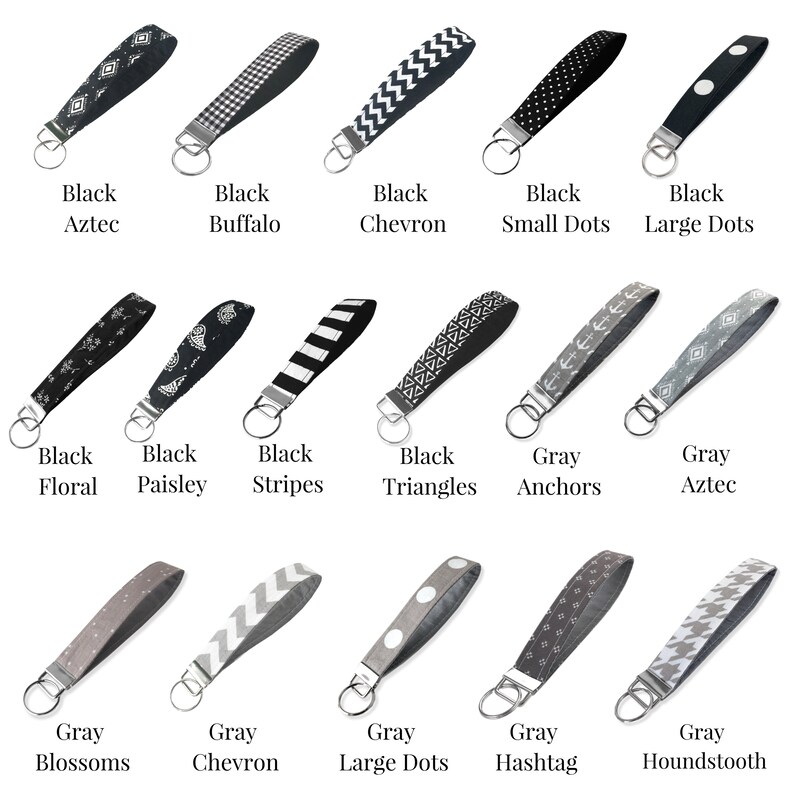 Personalized Key Fob Keychain With Name Gift for Her Etsy