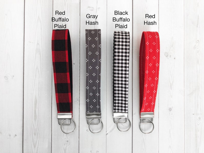 Winter Keychains for Her Key Fobs for Women Black Gray Etsy