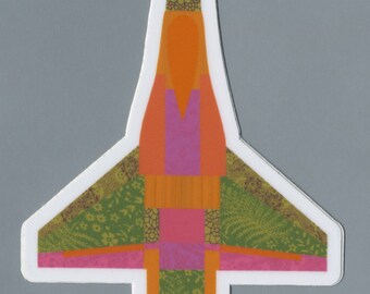 F16 Bio Razzle Dazzle Vinyl Aufkleber