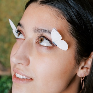 Falsche Wimpern - Feenkostüm - Feenflügel - Schmetterlingswimpern - Renaissance Feenkostüm - Engelsflügel