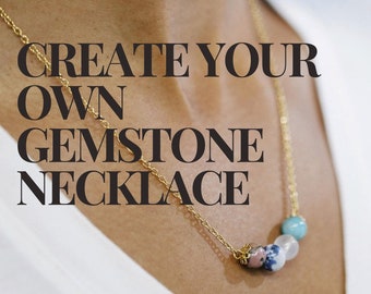 Naszyjnik z kamieni szlachetnych na zamówienie: spersonalizowana biżuteria z kryształów leczniczych