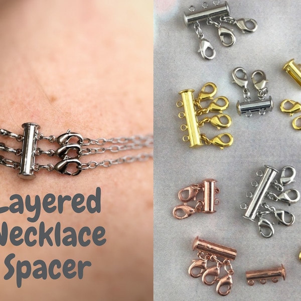 Layered Necklace Clasps - Layered Necklace Set - Necklace Detangler - Layered Necklace Spacer - Magnetic Clasp