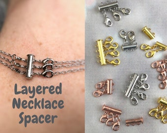 Layered Necklace Clasps - Layered Necklace Set - Necklace Detangler - Layered Necklace Spacer - Magnetic Clasp