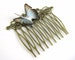 Womens Hair Combs For Her - Butterfly Hair Comb Clip - Decorative Hair Comb - Gold Golden Vintage Victorian Hair Piece - Art Deco Hair Piece 