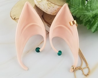 Latex Elf Ears - Fairy Ear Cuff - Fairy Ears - Elven Ears - Elf Cosplay - Fairy Costume