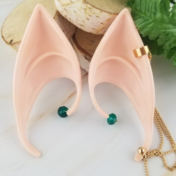 Latex Elf Ears - Fairy Ear Cuff - Fairy Ears - Elven Ears - Elf Cosplay - Fairy Costume