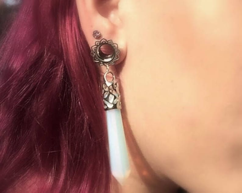 Ear Tunnels and Plugs Unique Ear Gauge Sizes Pretty Ear Gages Etsy