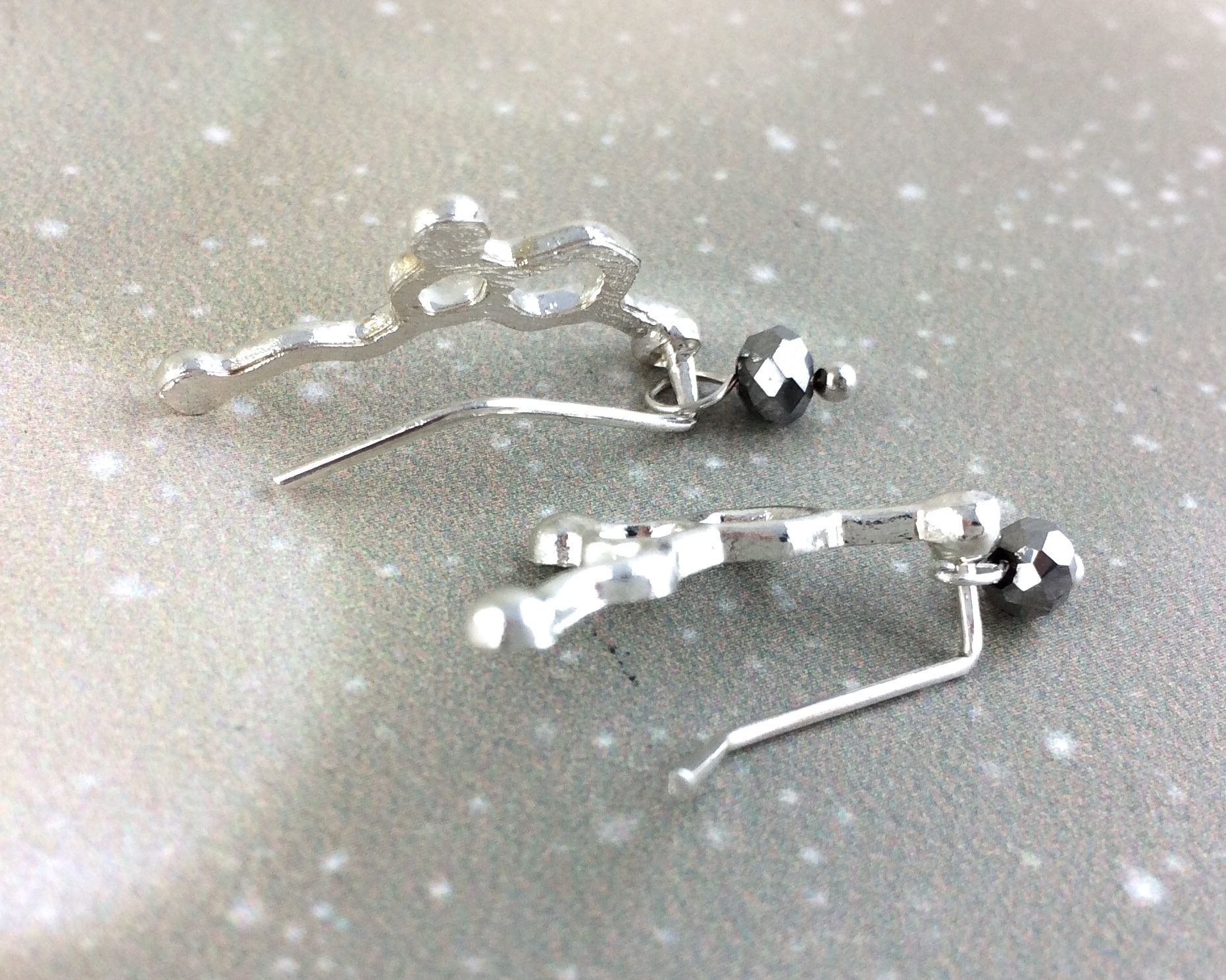 Science Ear Climber Science Jewelry Serotonin Earrings | Etsy