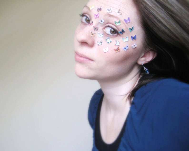 3pcs Butterfly Eye Makeup Stickers Beauty Product Accessory Etsy